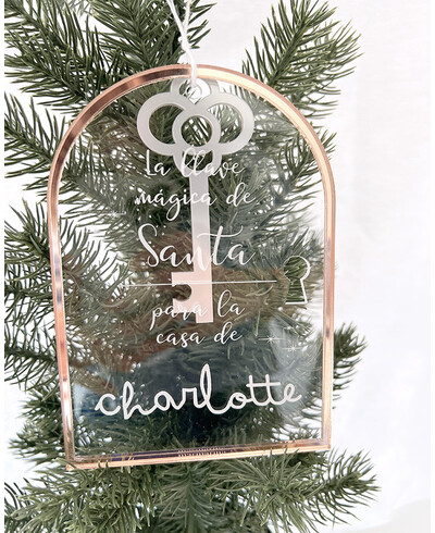 Chiave magica personalizzata di Babbo Natale