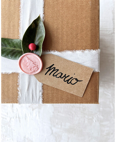 Kraftetikett mit Fasenfinish