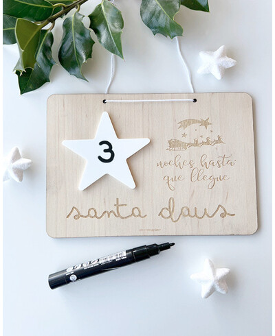 Christmas countdown poster