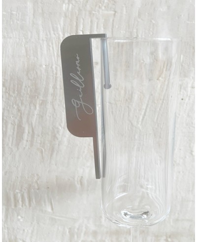 Runder Markierer für Becher mit Namen