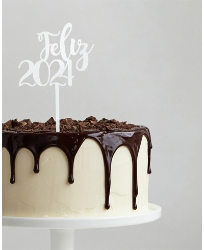 Cake Topper Feliz 2024