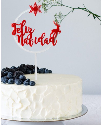 Frohe Weihnachten Tortenaufleger