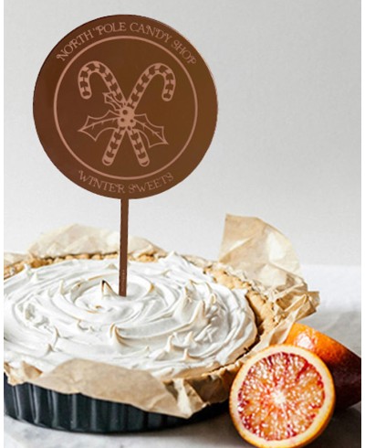 Weihnachtsmann Süßigkeiten Kuchen Topper