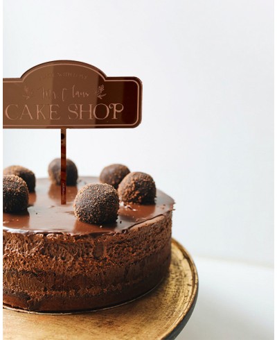 Cake topper Candy Shop