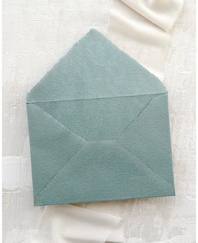 Sobre artesano azul claro