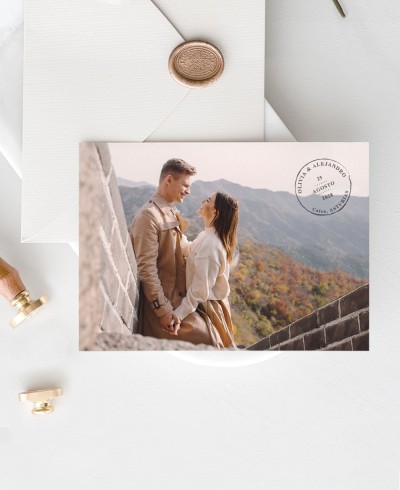 Colección postal nature invitaciones boda