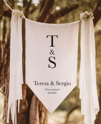 Decoração inicial mínima para casamentos