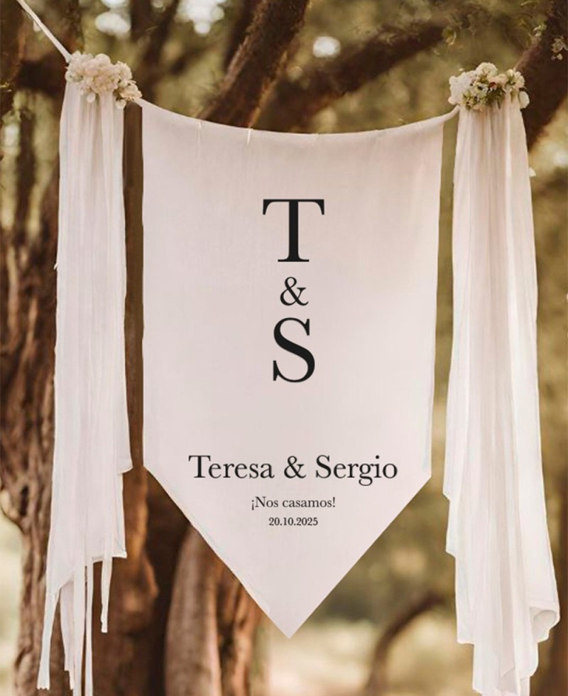 Decoração inicial mínima para casamentos