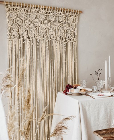Makramee Vorhangdekoration Hochzeiten und Zuhause