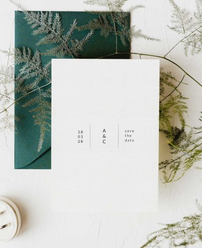 Invito a nozze Minimal Manhattan